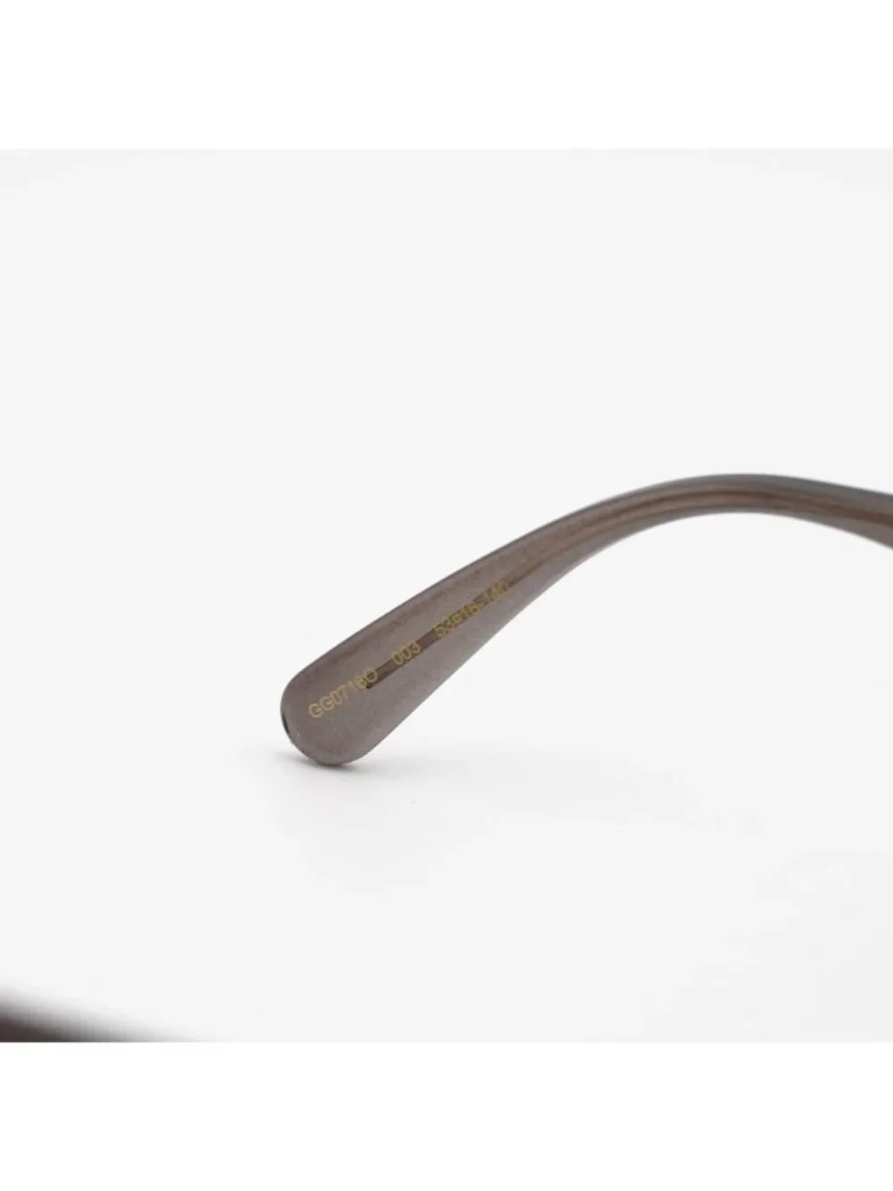 Gucci GG0716O 003 Eyeglasses Grey 53mm Rectangle Frame